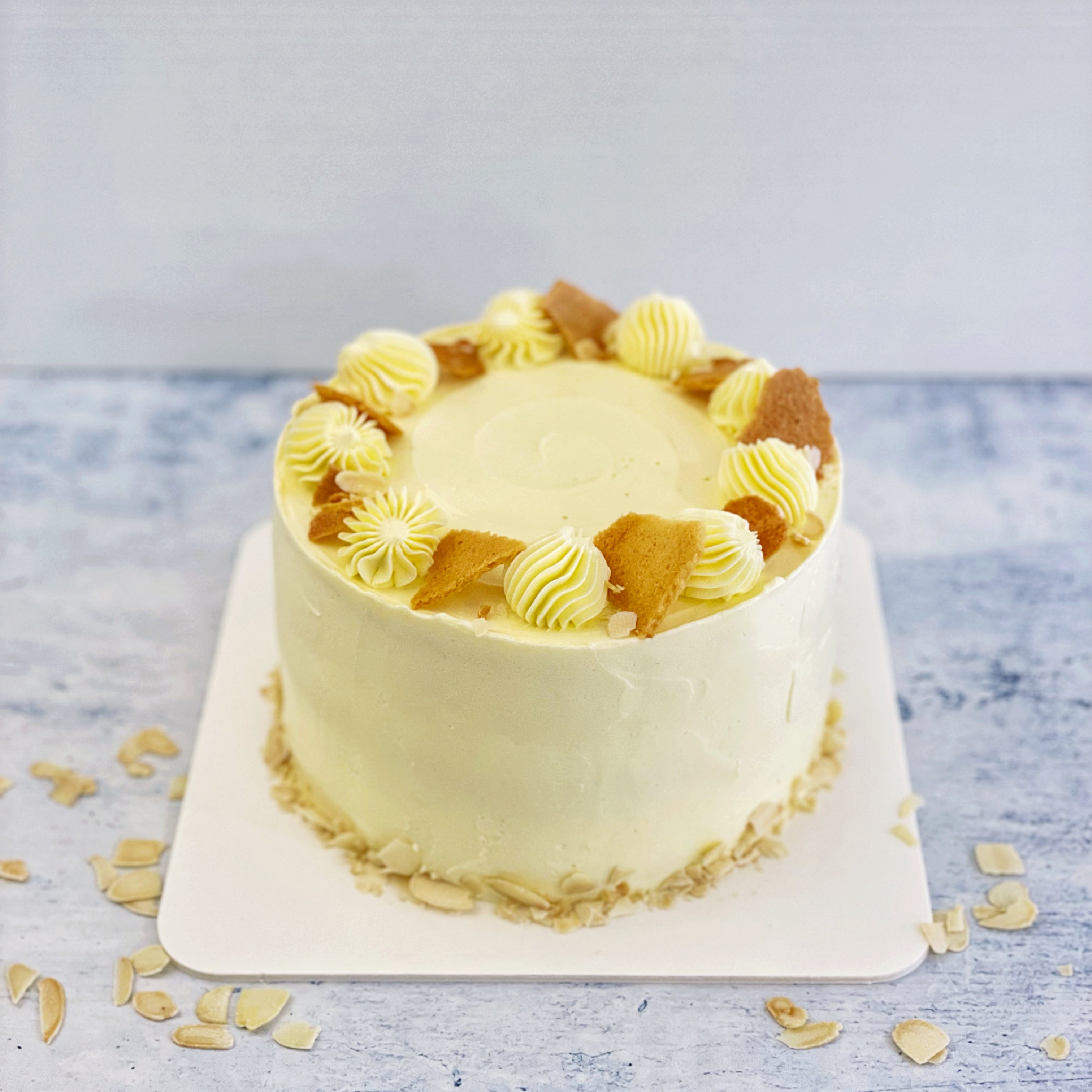 Salted Buttercream Cake with Almond – Eversweet Cakes